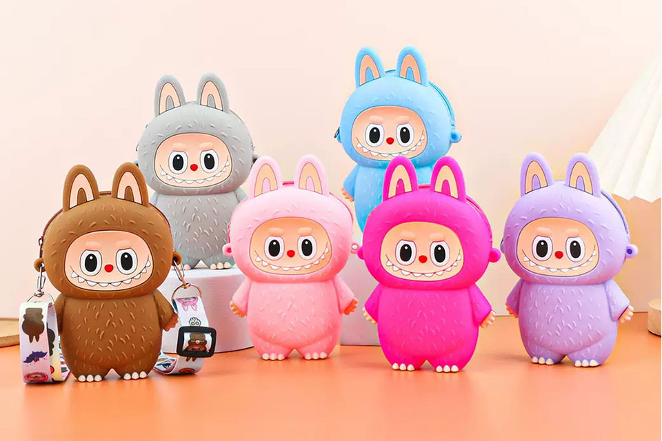 Barnväska monster 16x11 cm