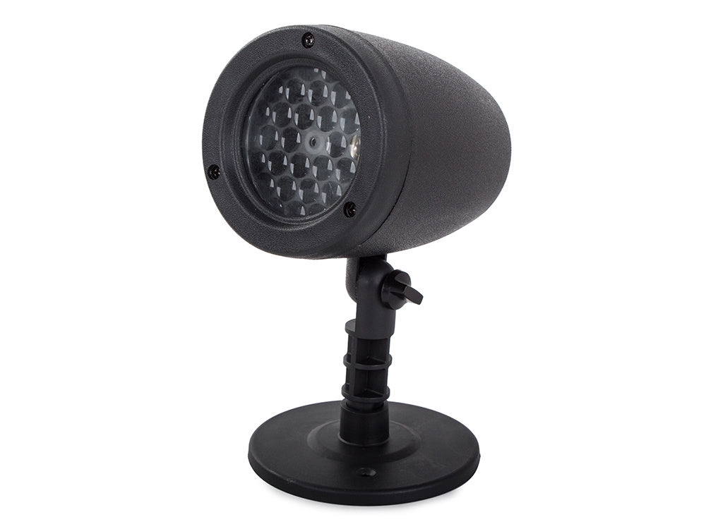LED julprojektor stjärnmönster utomhus/inomhus 4 W svart med tripod