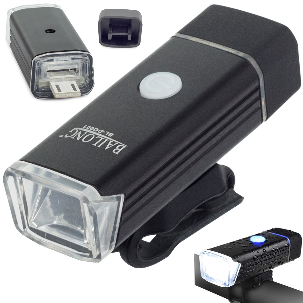 Oppladbar frontlykt med LED