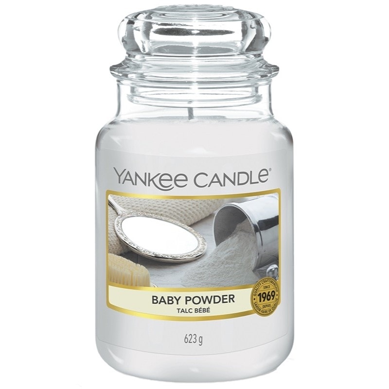 Yankee Candle Classic Large Baby Powder 623g (1 av 2)