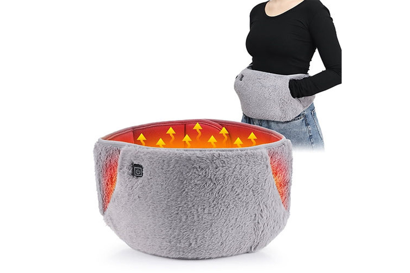 Product Image for 2-i-1 Elektrisk värmedyna för mage med handvärmare