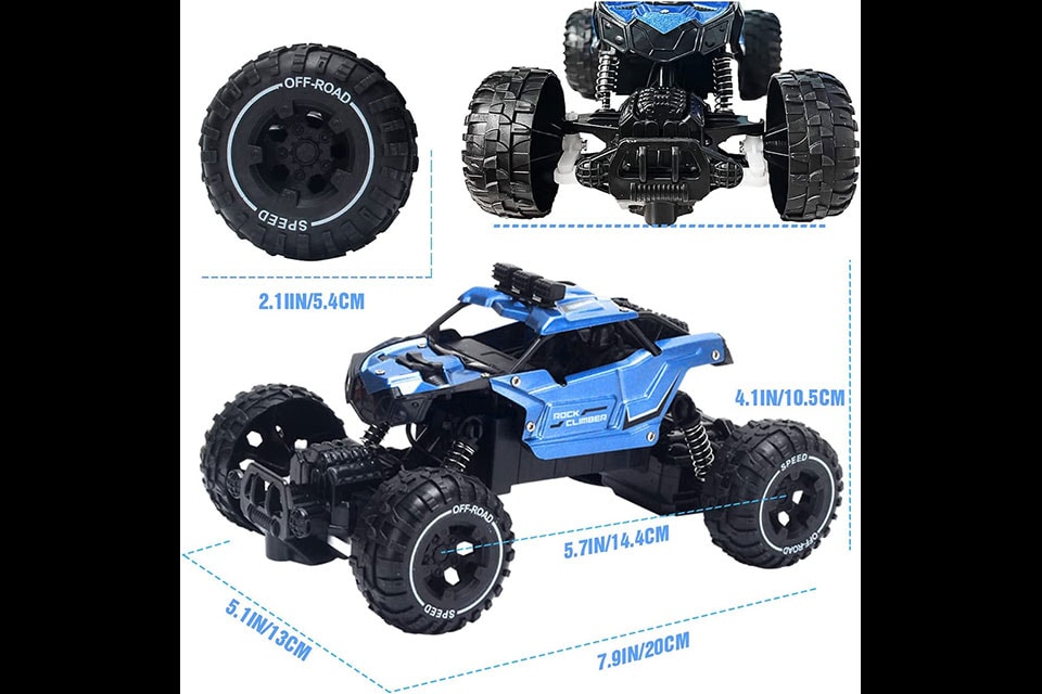 Monster truck leksaksbil med höghastighets fjärrkontroll (2 av 5)
