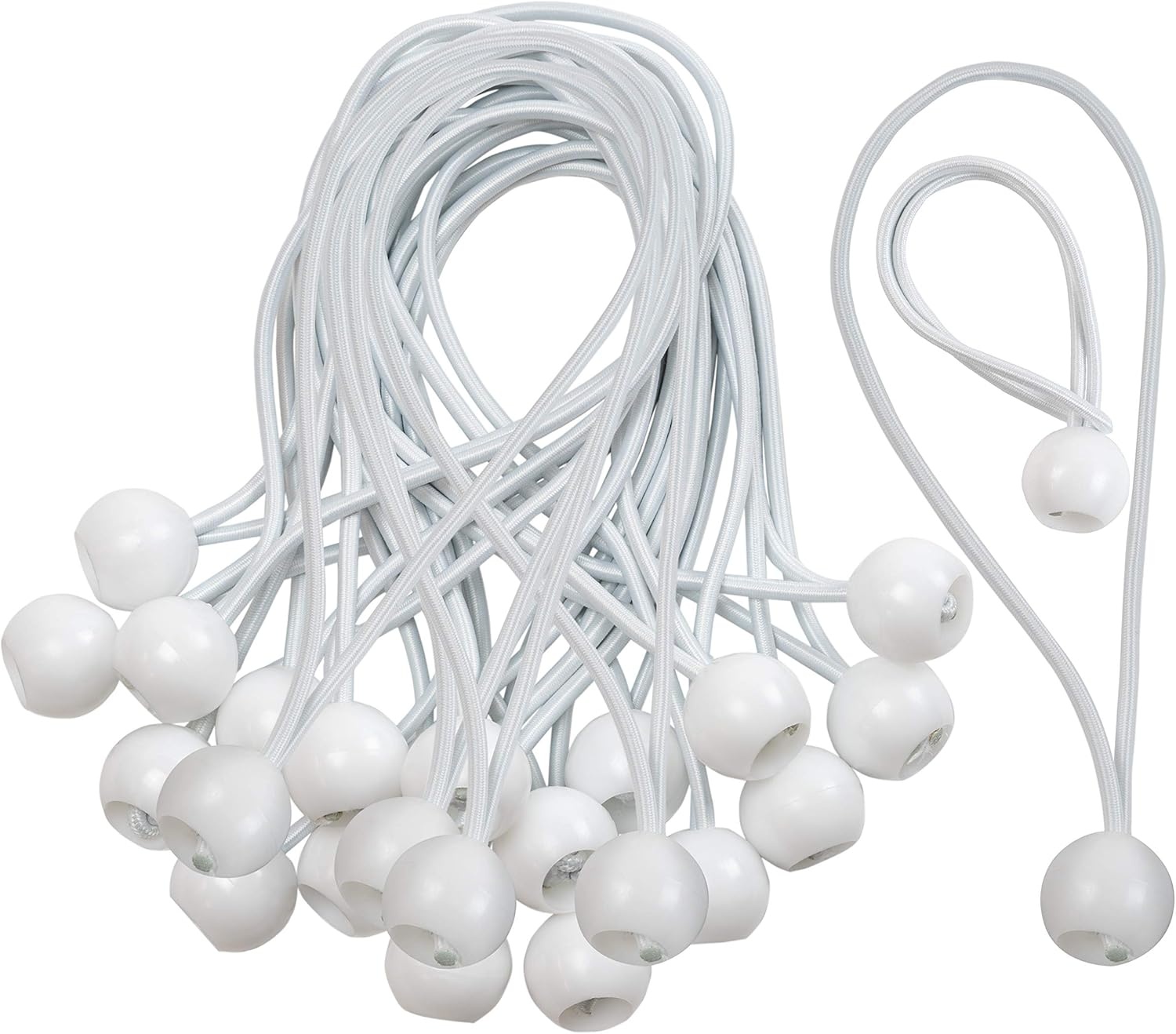 Elastiske spennbånd / Gummisnorer med kule