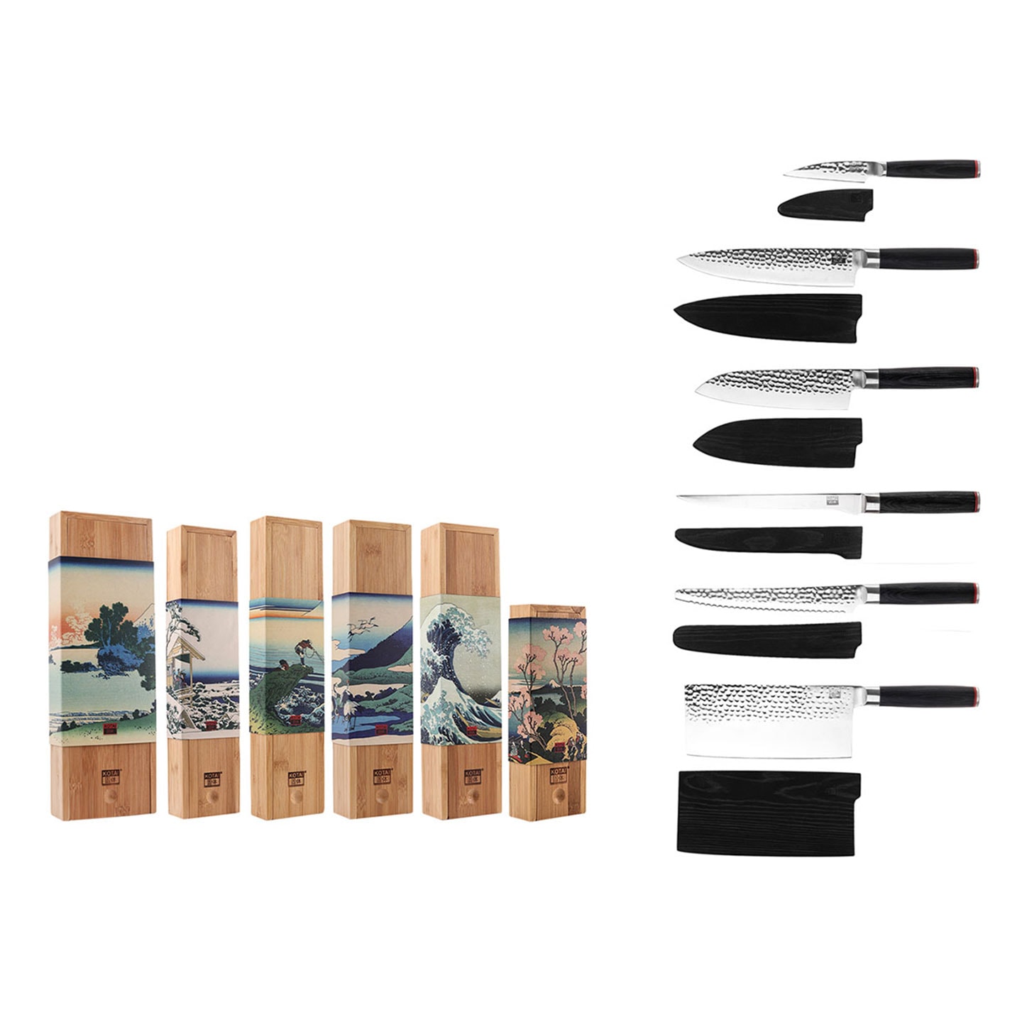 Kotai knivset 6 delar inkl. bambulåda (1 av 45)