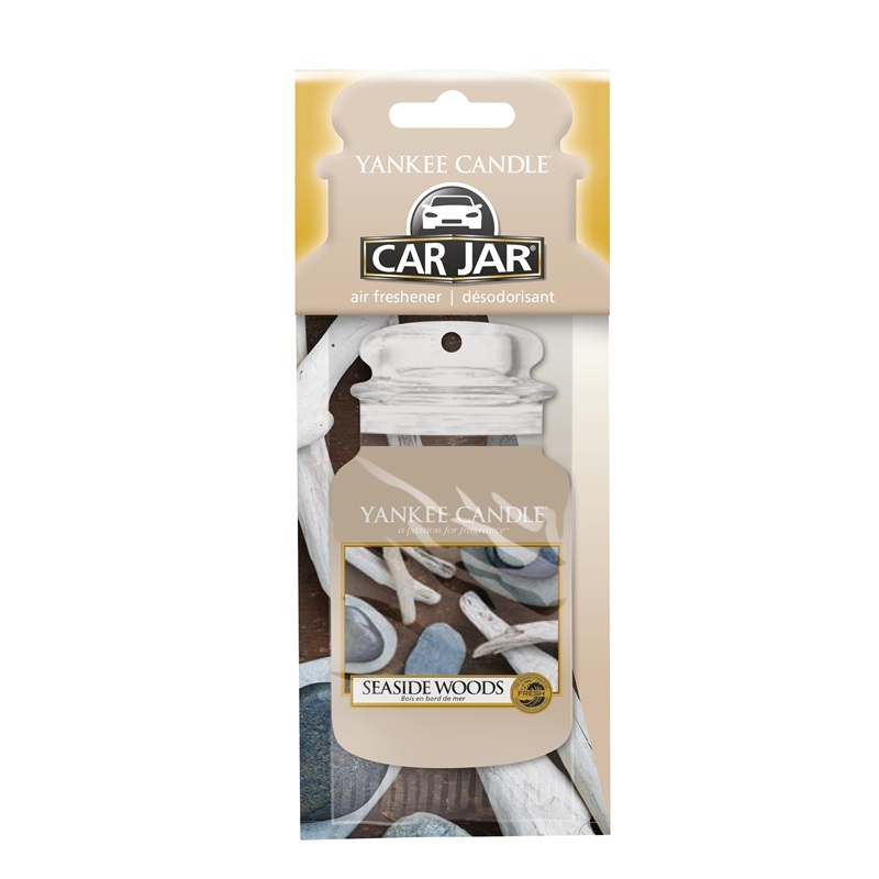 Product Image for Yankee Candle Car Jar Air Freshener Seaside Woods