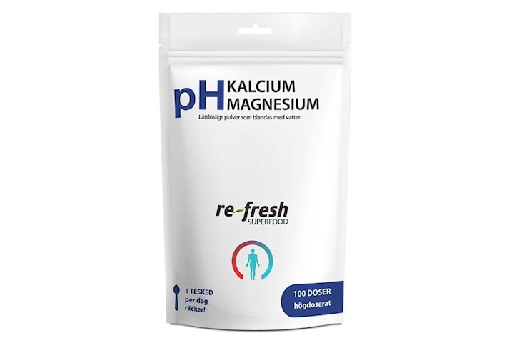 6-pack pH Kalcium + Magnesium 300 gram Re-fresh Superfood