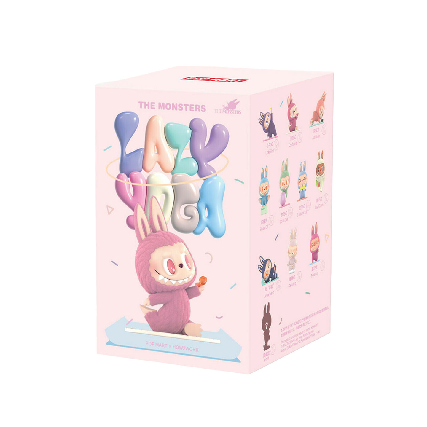 POP Mart The Monsters Lazy Yoga Series Figures Vinyl Plush Blind Box