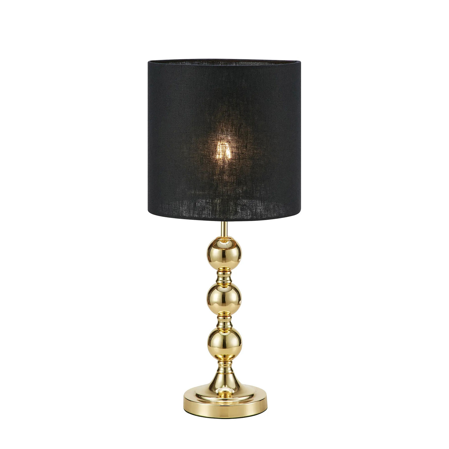 Markslöjd Octo bordslampa 1L mässing/svart