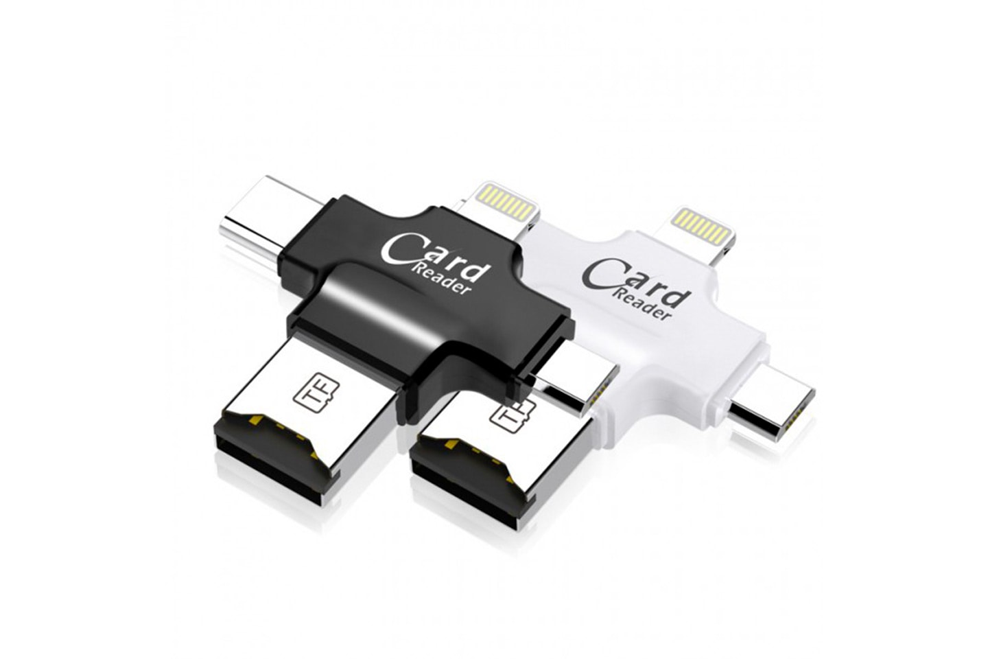 Adapter For Micro Usb Tf Kort Usb C Och Lightning Erbjudanden