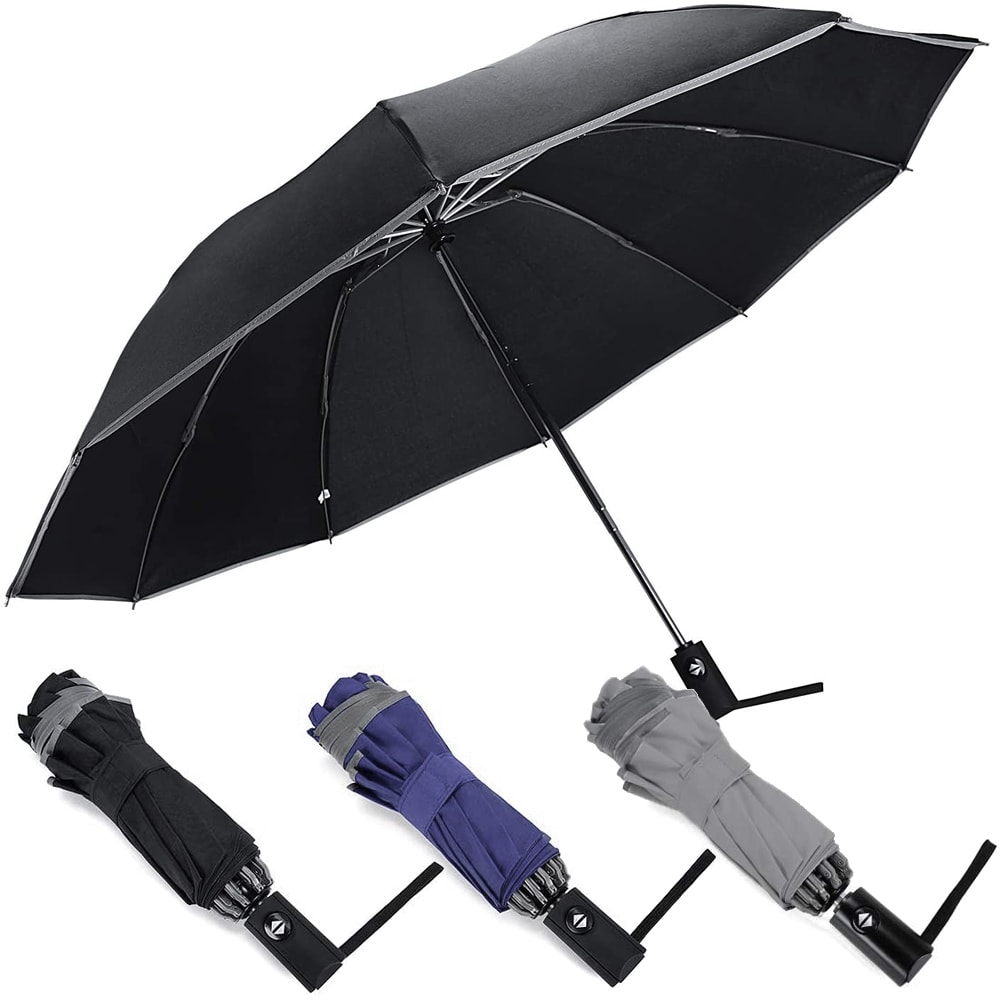Paraply med refleks og lommelykt (8 av 13) (9 av 13)