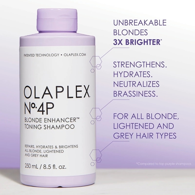 Olaplex No.4P Blonde Enhancer Toning Schampoo 250ml (3 av 4)