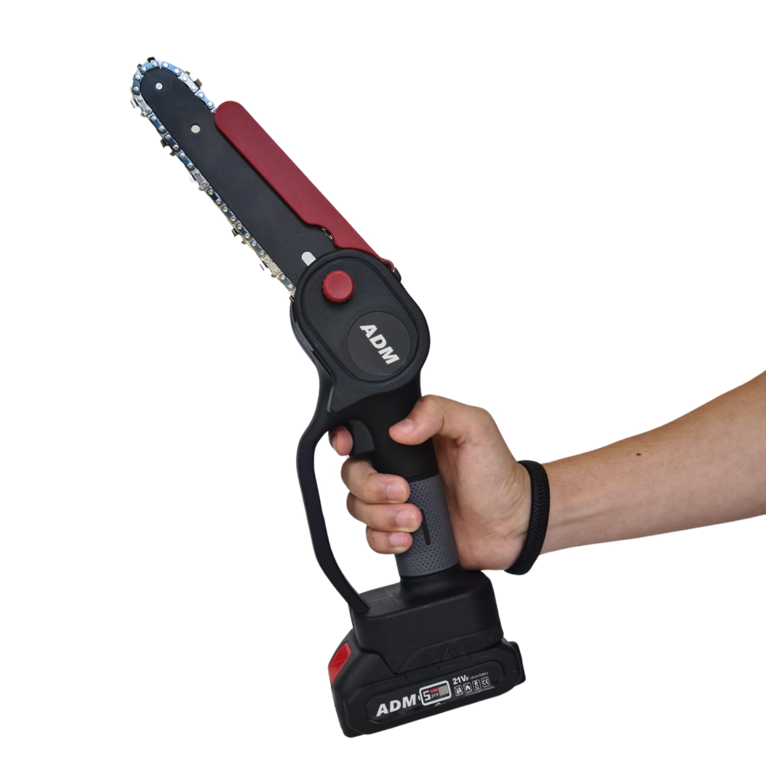 Handmotorsåg - sladdlös med 21V litiumbatteri