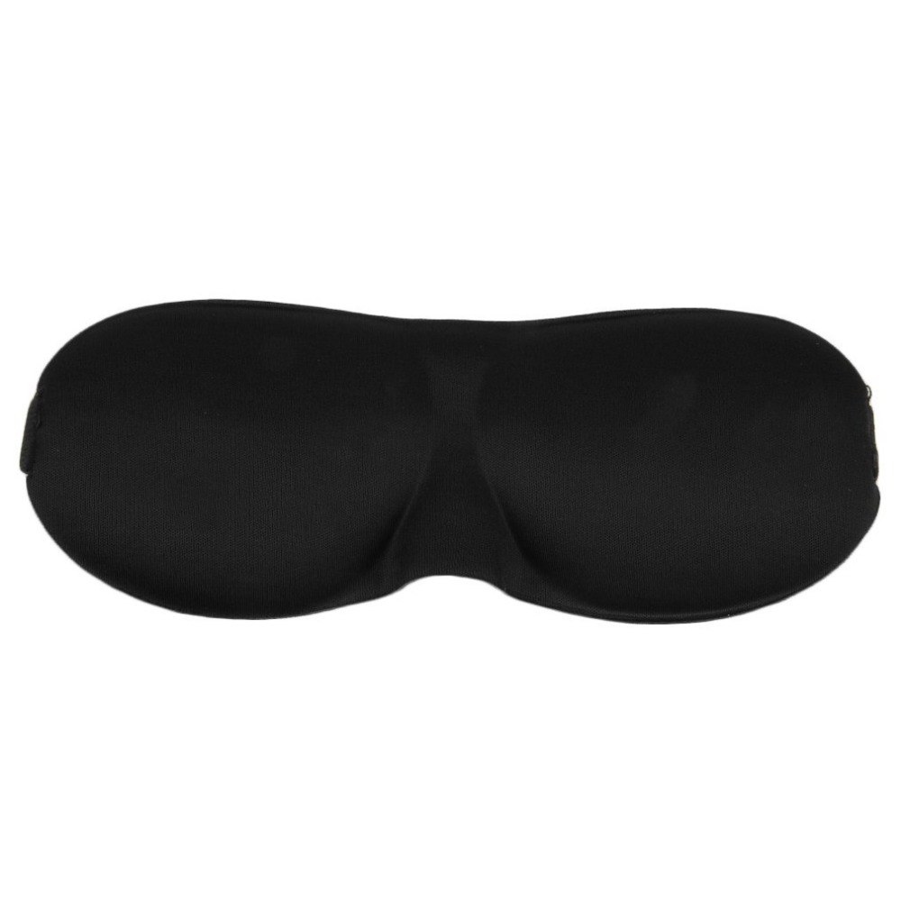 3D Sovmask / ögonmask / ögonbindel - Svart