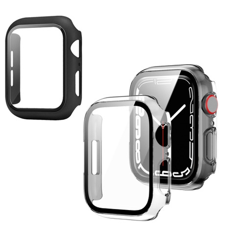 2-Pack Apple Watch Deksel + Glassbeskyttelse - Fullstendig Besk