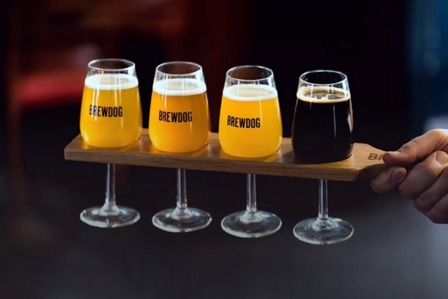 Patriot Burgare och ölprovning hos BrewDog inom Vallgraven