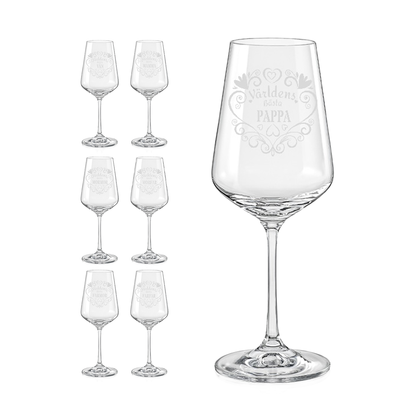 Nybro Glasbruk Världens bästa - vinglas 35 cl