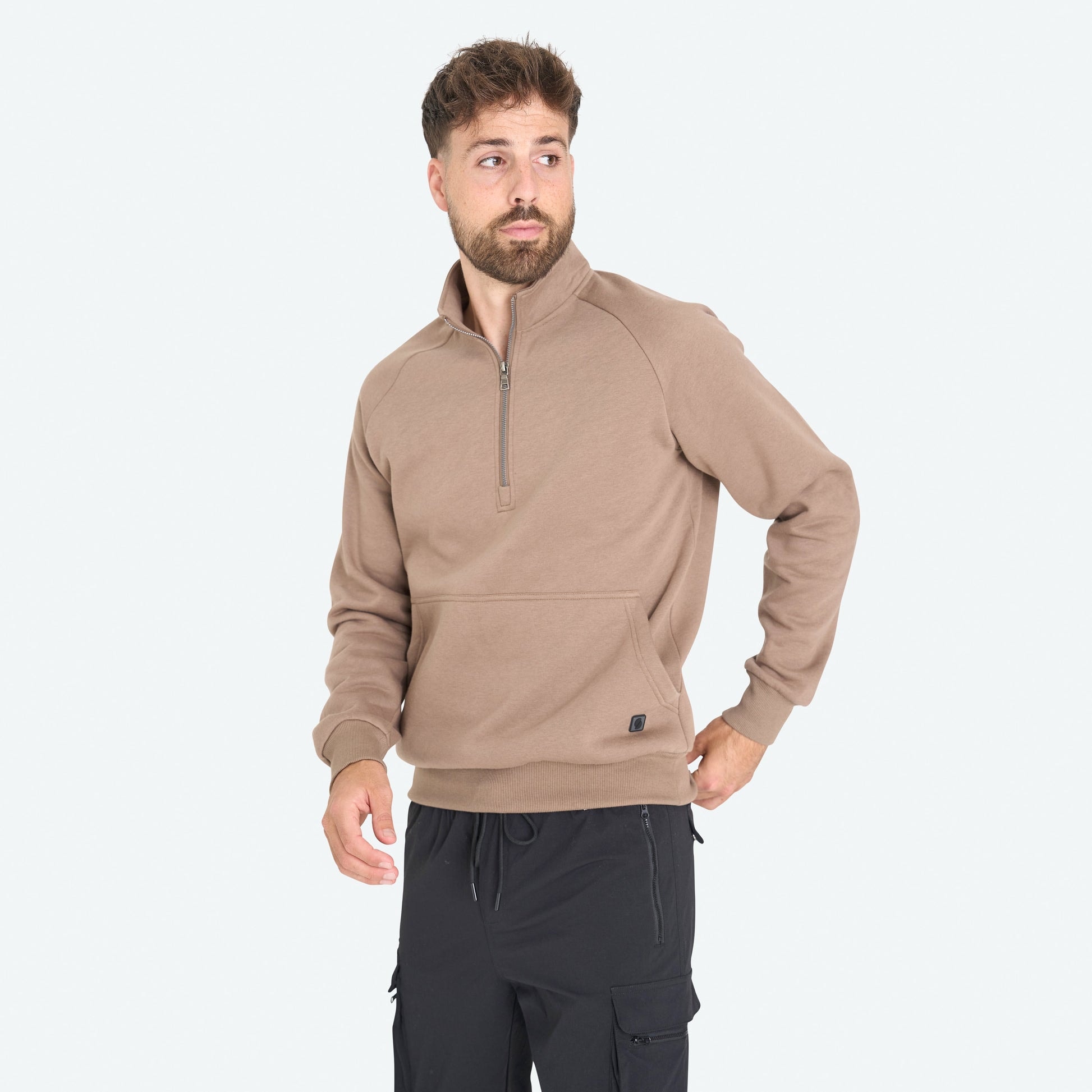 Solution - Half zip sweater, herr (4 av 7)