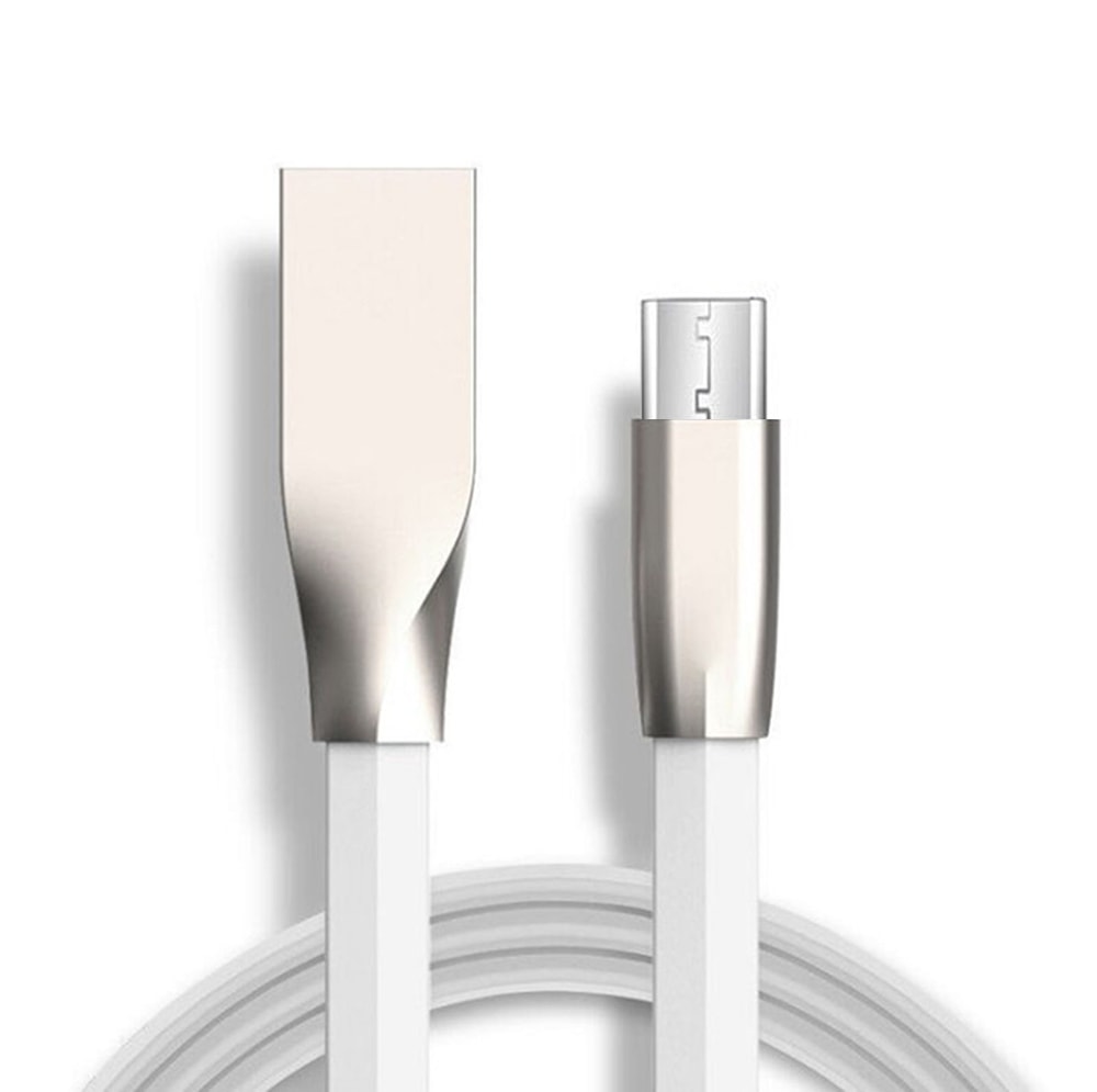 Trasselfri Micro-USB kabel med zink-kontakt - Anti-break kabel (3 av 7)