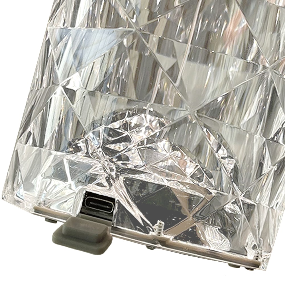 Crystal diamond bordslampa (8 av 11) (9 av 11)