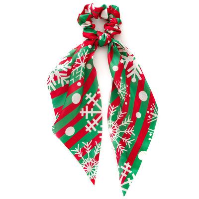 Product Image for Jul Scrunchie rosett snöflinga jultomte snögubbe julgran