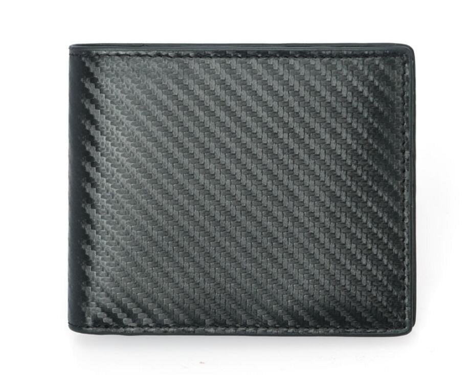 RFID carbon plånbok i äkta läder (1 av 4)