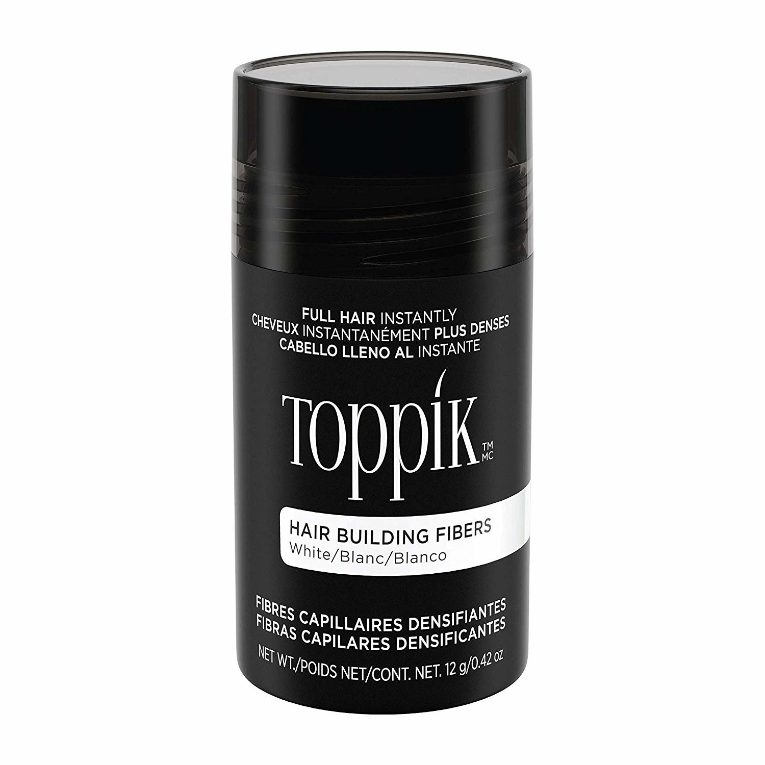 Product Image for Toppik Hair Building Fibers Regular 12g - White
