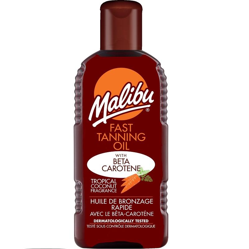 Malibu Fast Tanning Oil with Beta Carotene 200ml