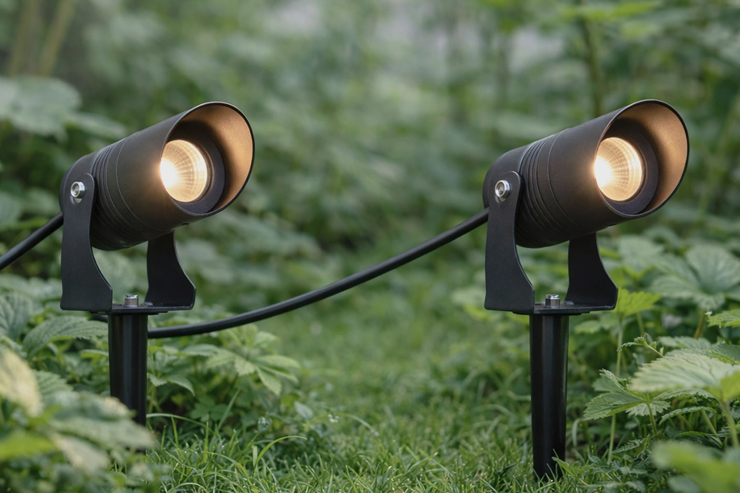Markslöjd Nexus Trädgårdsspotlight 3W Svart, 2-pack