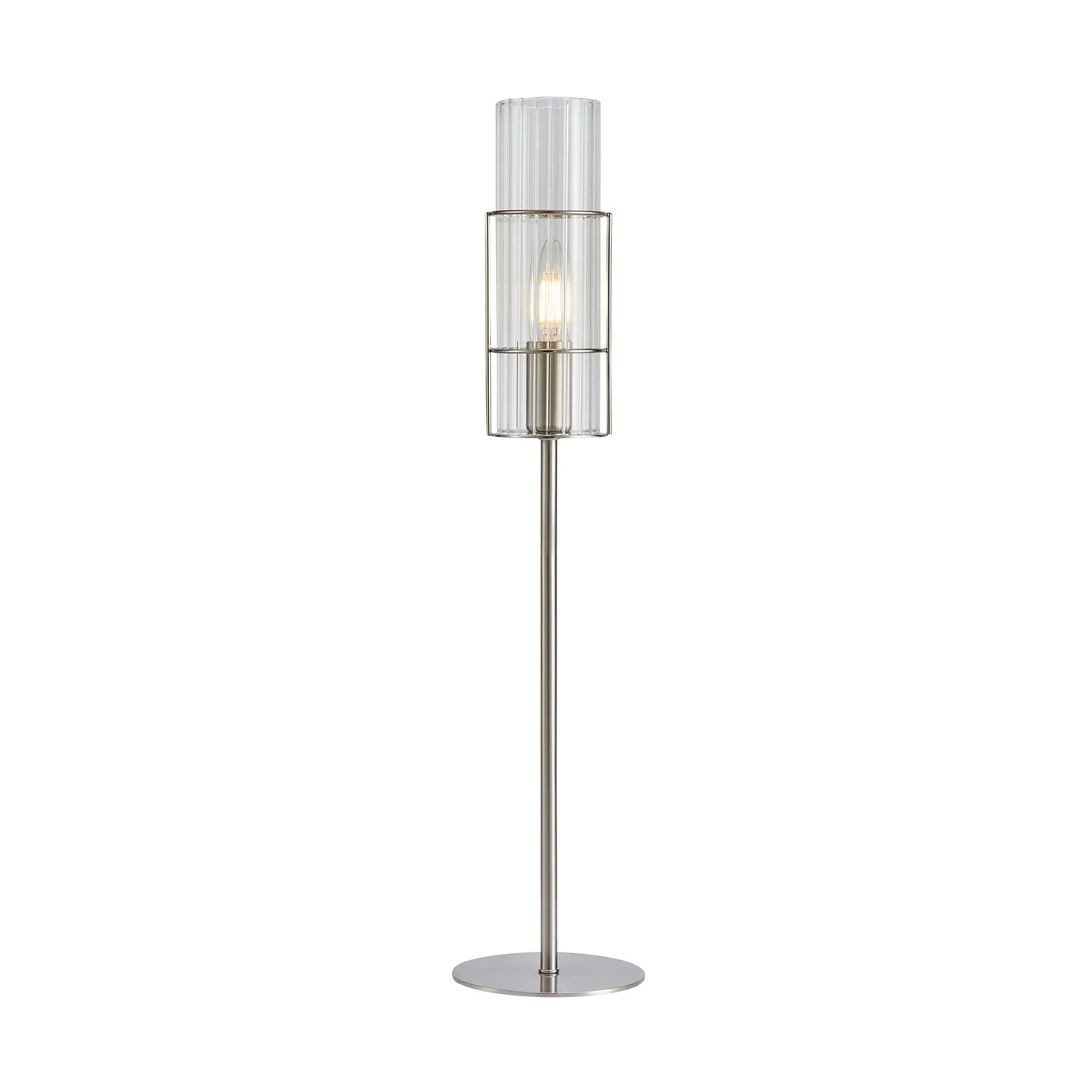 Markslöjd Tubo Bordslampa Nickel 65 cm