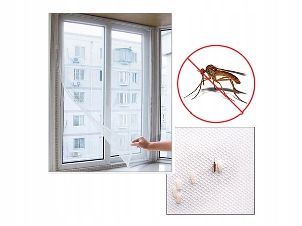 Myggnät för fönster upp till 180x150 cm (2 av 8)