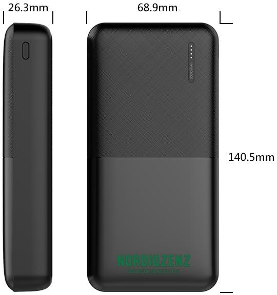 NORDIQZENZ Powerbank med USB-C, 20000mAh (4 av 15)
