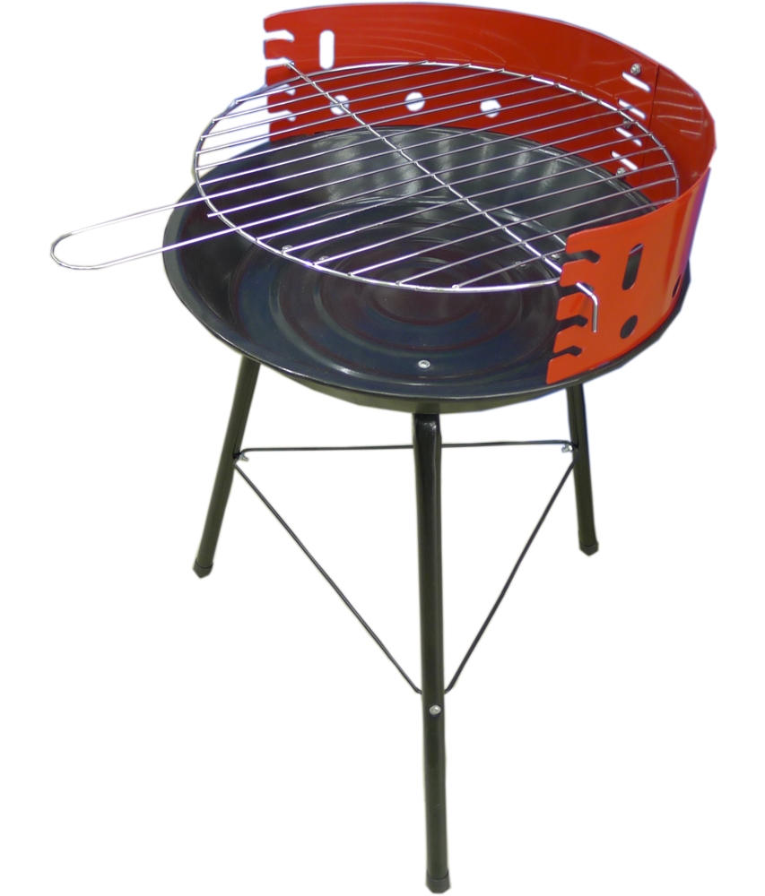 Kolgrill med justerbart grillgaller 36 cm
