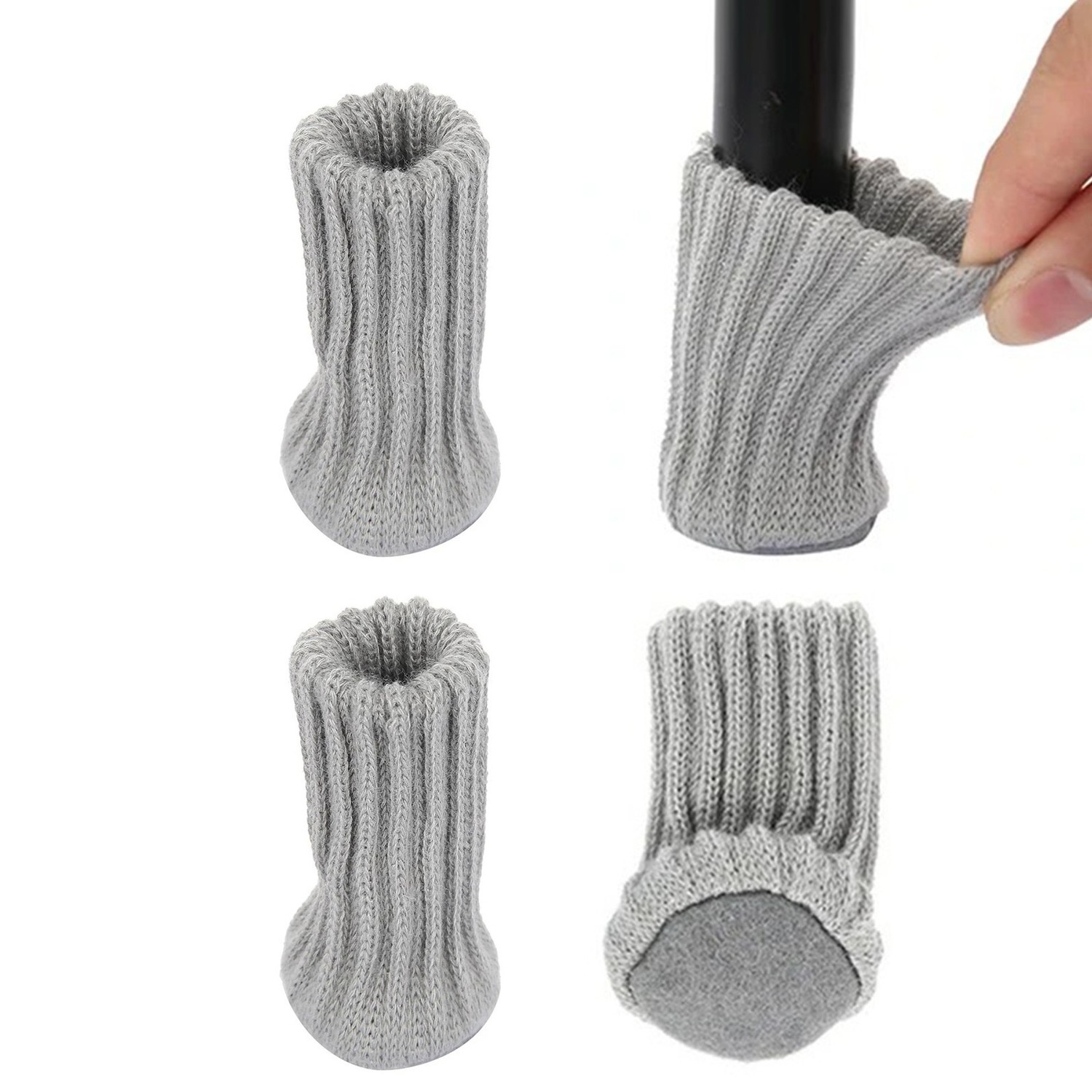 Stolsokker / Stolbensbeskyttere i stretch