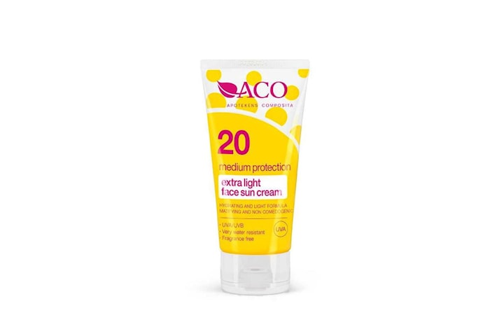 ACO Extra Light Face Sun Cream Spf 20 50ml